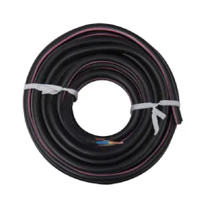 Câble d'alimentation électrique U1000R2V 3G1,5 Noir - 10m 