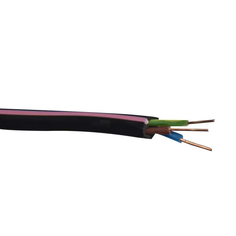 Câble d'alimentation électrique U1000R2V 3G1,5 Noir - 10m 