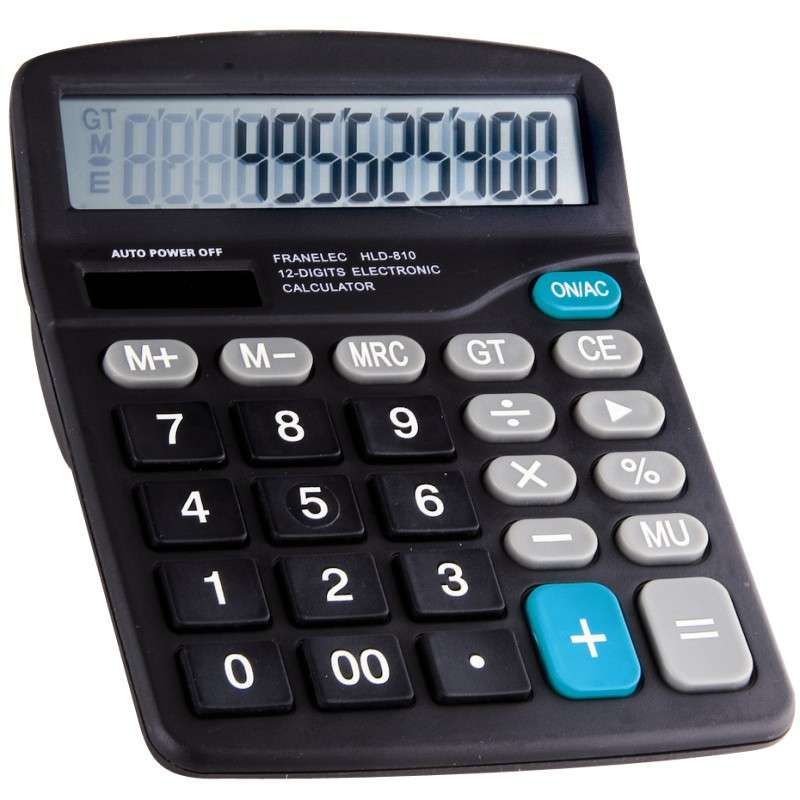 Calculatrice digitale gros chiffre