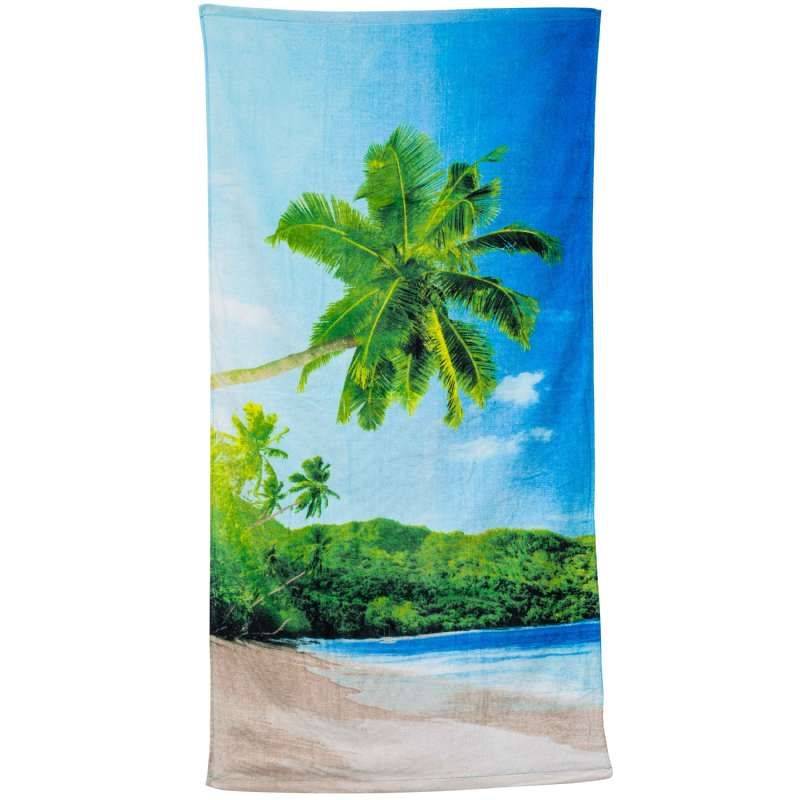 Drap de plage palmier 152x76cm