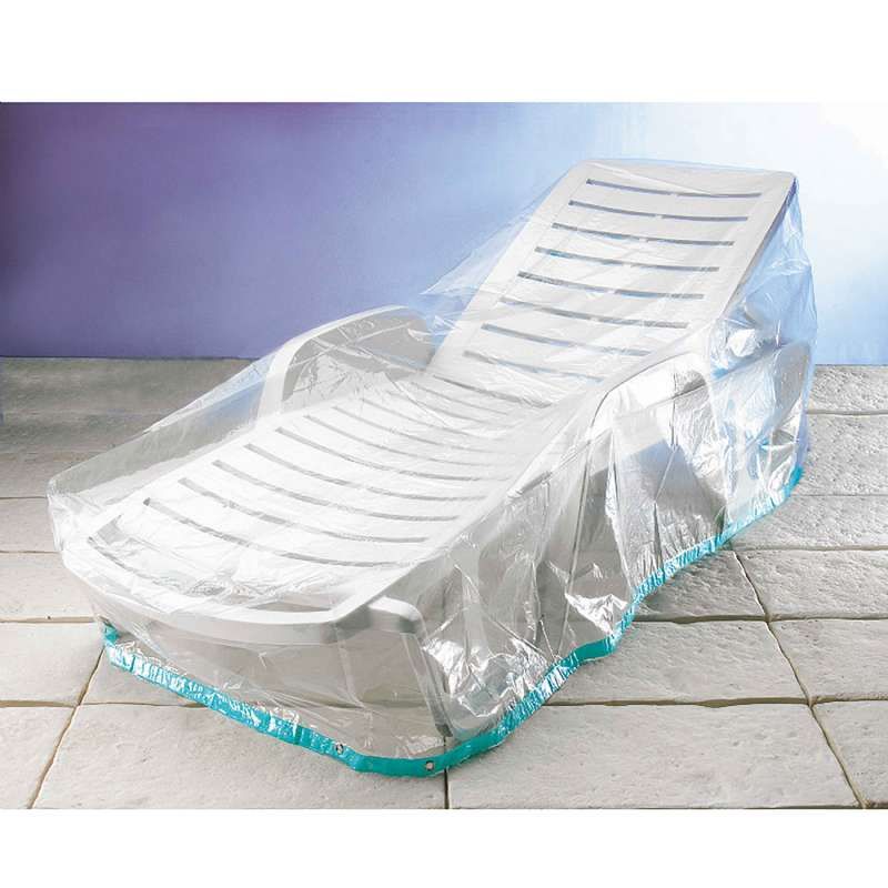 Housse transparente pour chaise longue