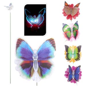Papillon lumineux à couleur changeante