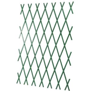 Treillis 1 x 2 m extensible vert en pvc