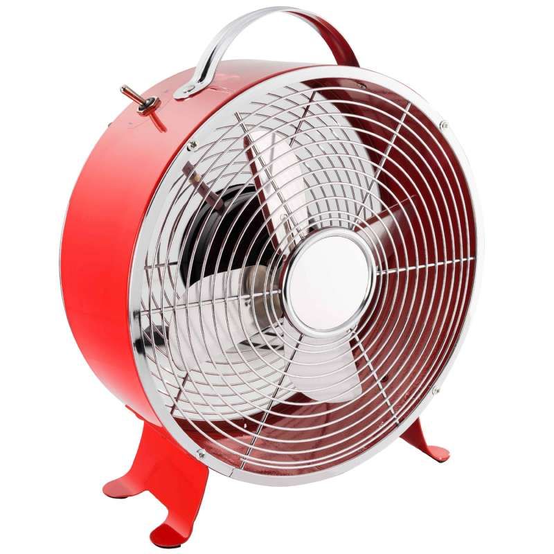 Ventilateur de table rouge 20 watts