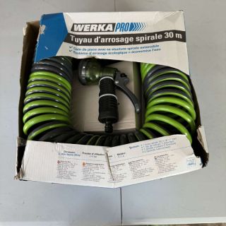 Tuyau d'arrosage spirale 30m WERKA PRO