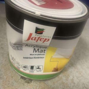 Peinture acrylique mat framboise Jafep (0,5L)