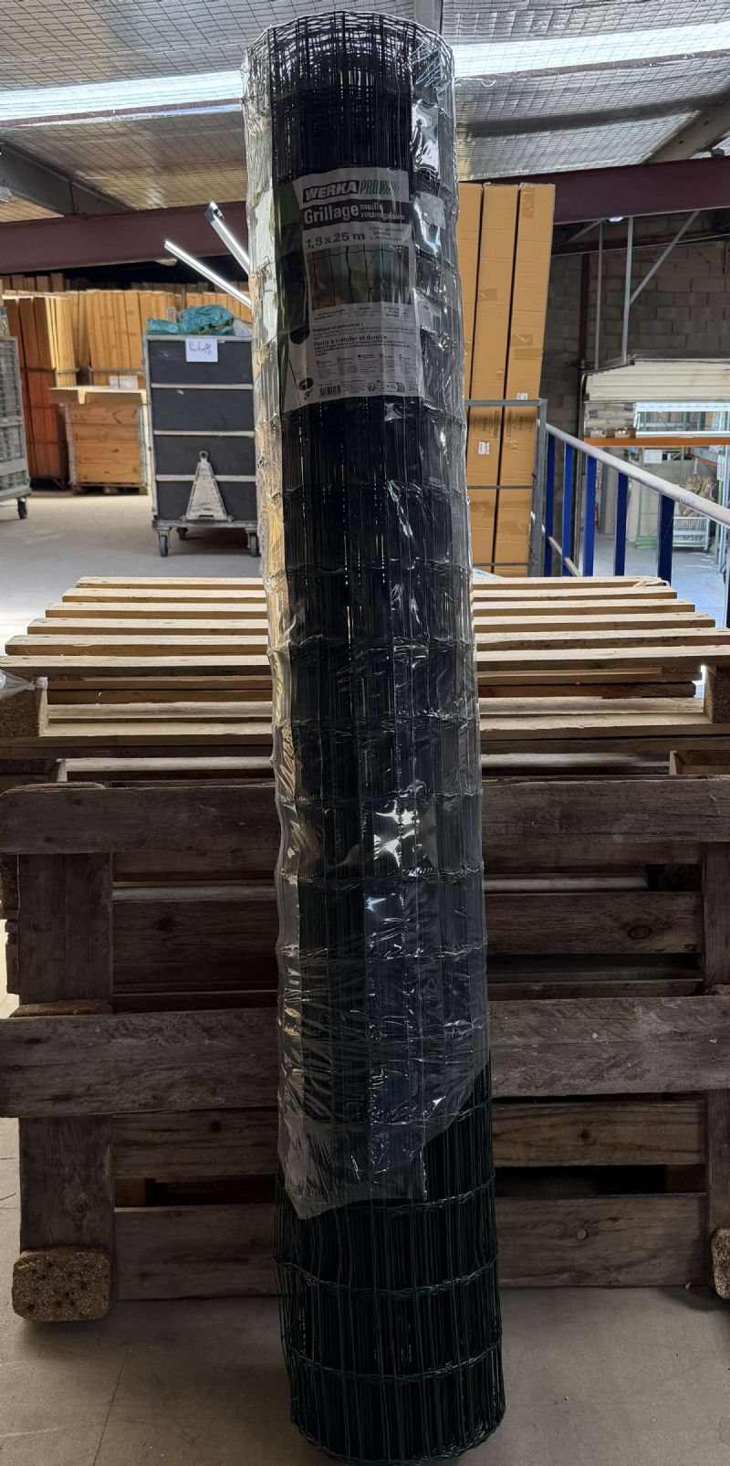 Grillage soudé vert WERKA PRO en rouleau de 25m