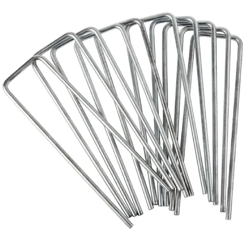 Lot de 10 Agrafes métalliques galvanisées Werkapro (15x4cm)