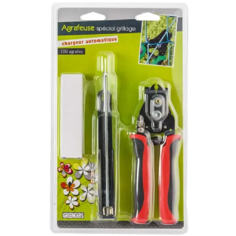Agrafeuse à grillage avec chargeur