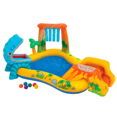 Aire de jeu gonflable jurassic 