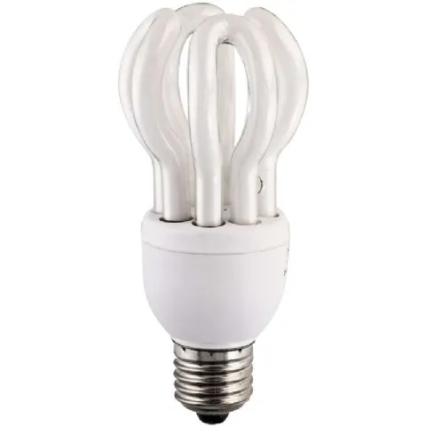 Ampoule forme lotus 15w E27 4 tubes
