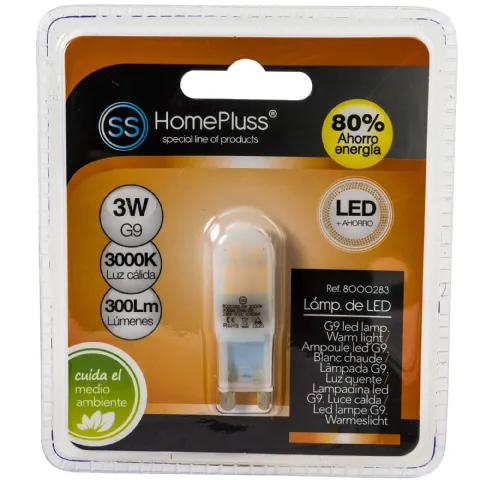 Ampoule led g9 3w 12v blanc- chaud