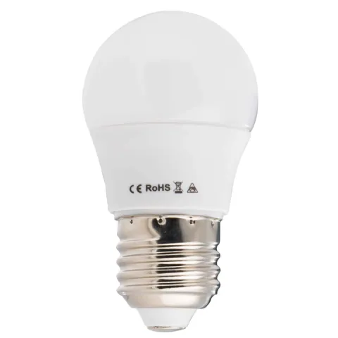 Ampoule led ronde e27 4w blanc/froid
