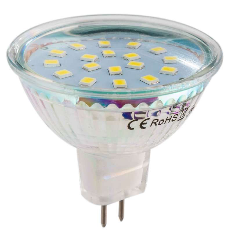 Ampoule led spot mr16 4.6w blanc/froid - Provence Outillage