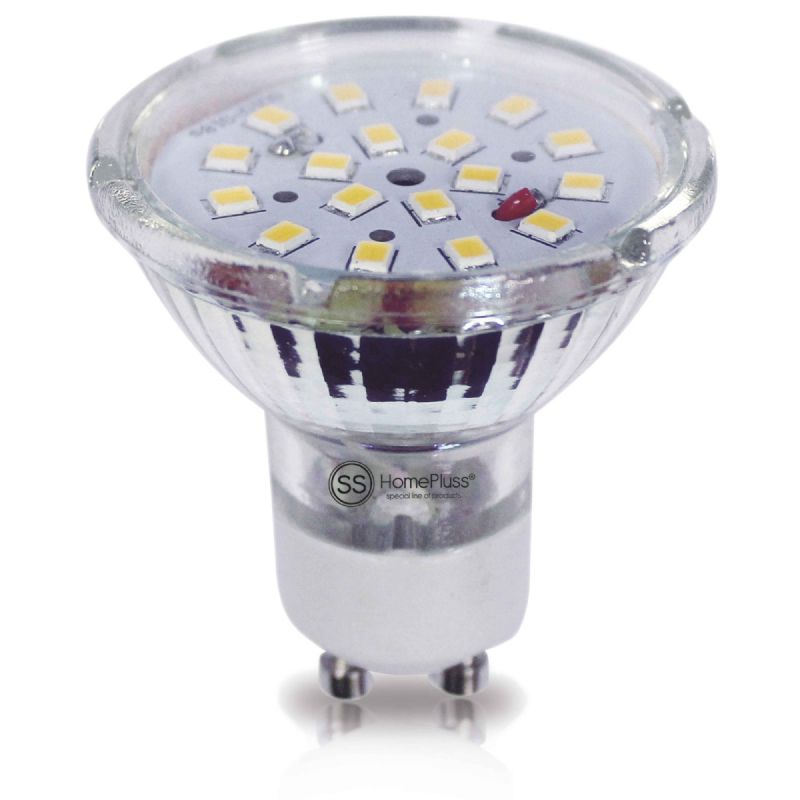 Ampoule led spot gu10 4.6w blanc chaud Provence Outillage
