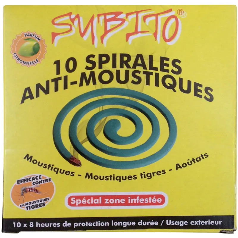 Spirales anti-moustiques - 10 pièces - CATCH