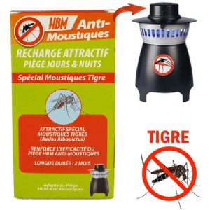 Recharge Rouge HBM moustiques Tigres-Appât piège extérieur