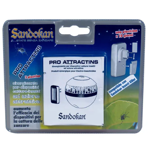 Attractif anti-nuisibles pour lampe Sandokan