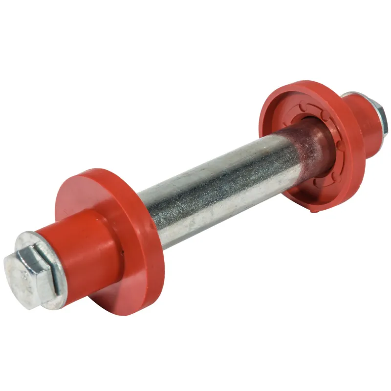Kit axe de roue Werkapro avec écrous -flasques (ø20mm)