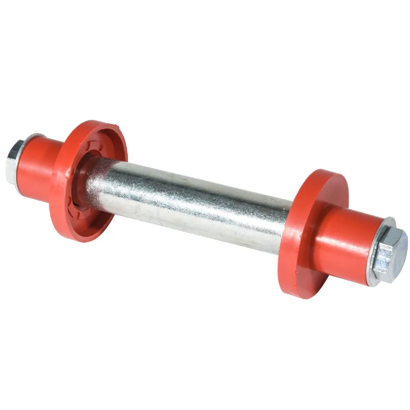 Kit axe de roue Werkapro avec écrous -flasques (ø20mm)