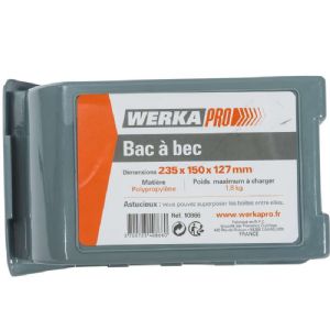 Bac à bec de rangement WERKA PRO (235x150x127mm)