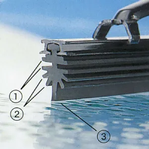 Balais d'essuie-glaces multi raclettes