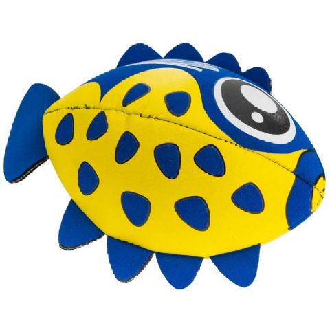 Ballon poisson néoprène bleu 20x10x13cm
