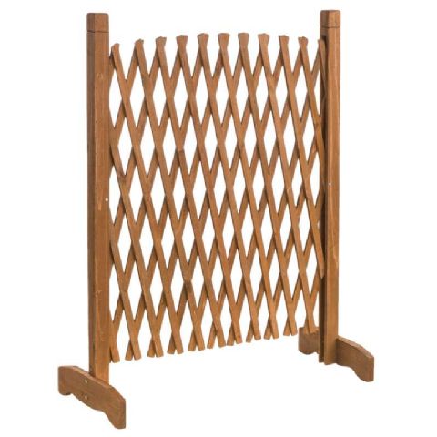 Barrière extensible en bois 150 x 90 x 30 cm 