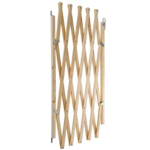 Barrière extensible en bois