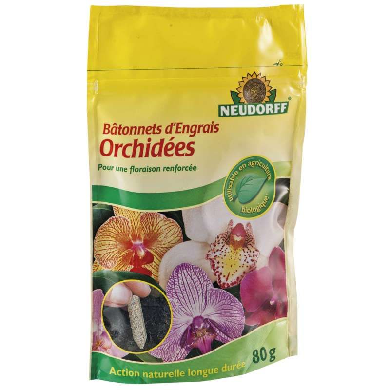 Bâtonnets d’engrais organique pour orchidées