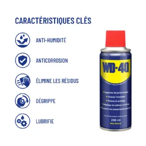 Bombe dégrippant 200ml WD40