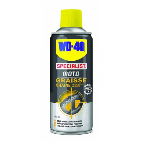 Bombe graisse chaine moto 400ml