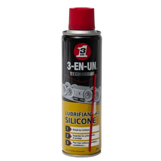 Bombe lubrifiant silicone 3 en 1 250ml Provence Outillage