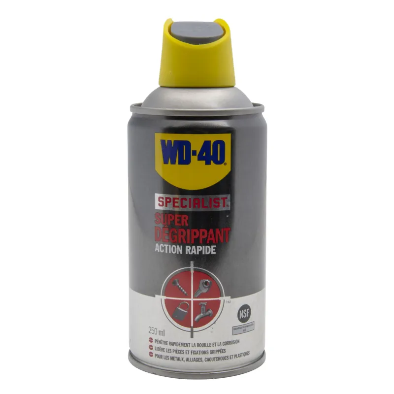 Bombe Super dégrippant WD40 250ml - Provence Outillage