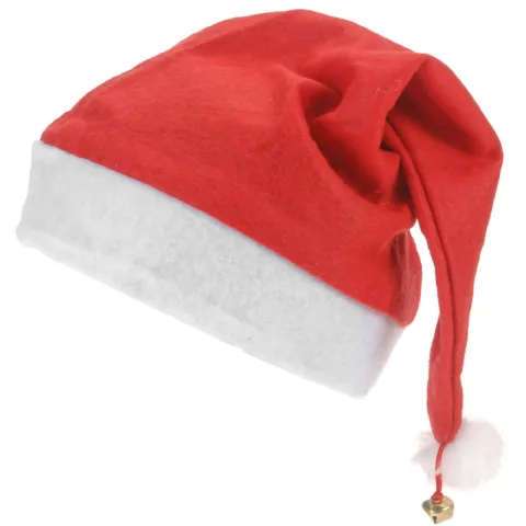 Bonnet de noel avec clochette 40x30cm