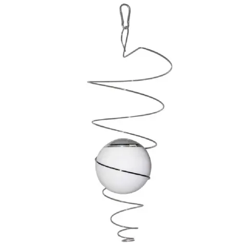 Borne solaire spirale métal et plastique