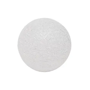 Boule eva ø15cm led deco blanc-chaud