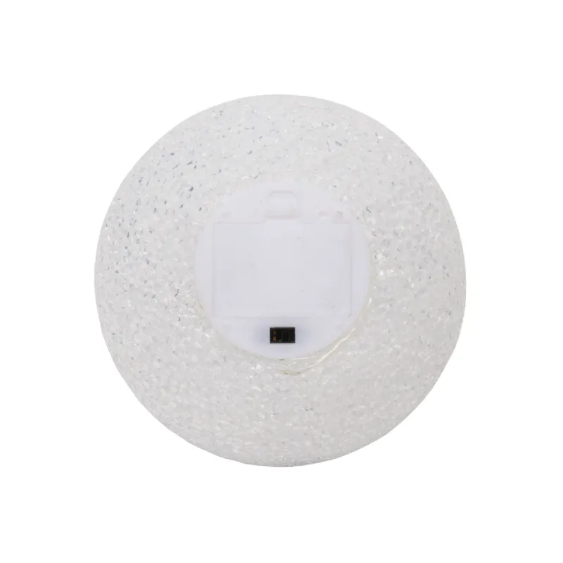 Boule eva ø15cm led deco blanc-chaud