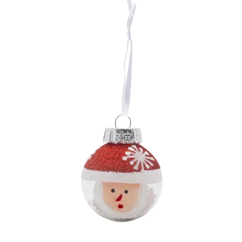 Boules Papa Noël 6 cm (9 pcs)