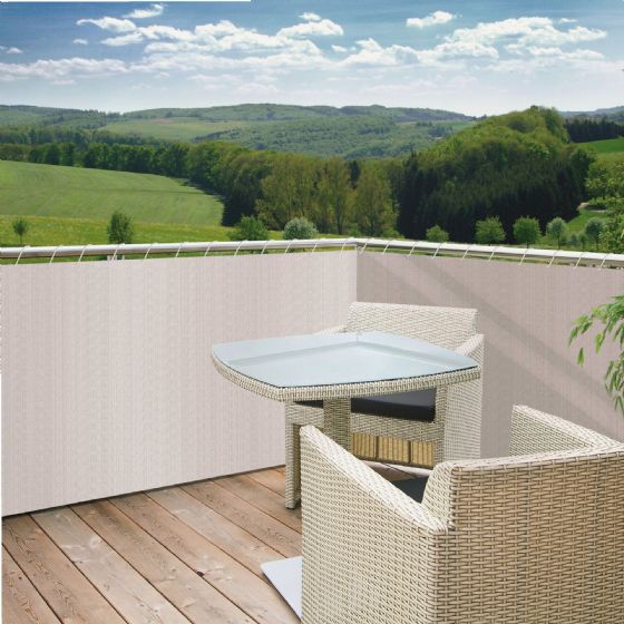 Brise Vue Vert 1 M X 5 M - Pour Clôture, Terrasse, Balcon, Résistant Aux Intempéries