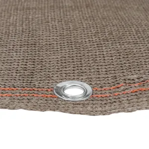 Brise vue taupe 220g/m² Werkapro 