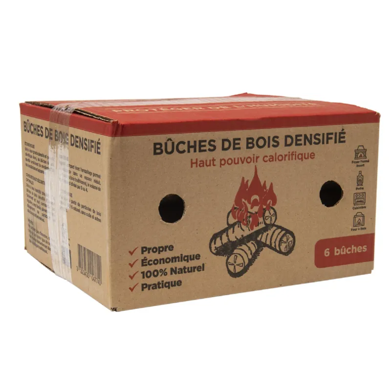 Bûche calorifique densifiée (6 pcs)