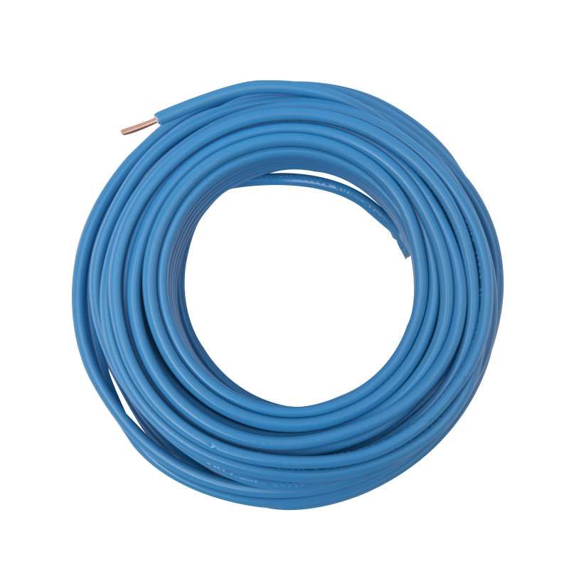 Câble électrique HO7V-U 2,5mm² bleu 10m 