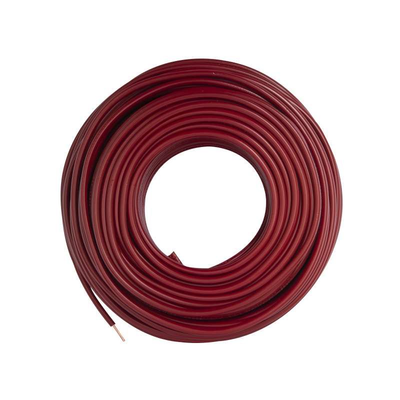 Câble électrique HO7V-U 2,5mm² Rouge - 25m