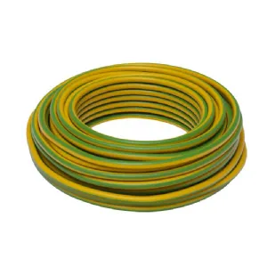 Câble électrique HO7V-U 2,5mm² vert-jaune 10m 