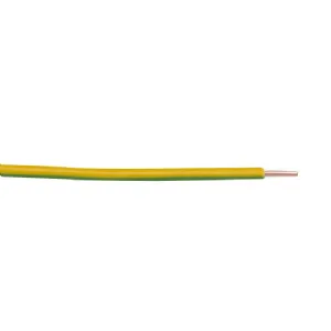 Câble électrique HO7V-U 2,5mm² vert-jaune 10m 