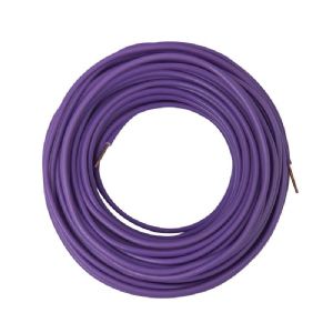 Câble électrique HO7V-U 1,5 mm² violet 10 m