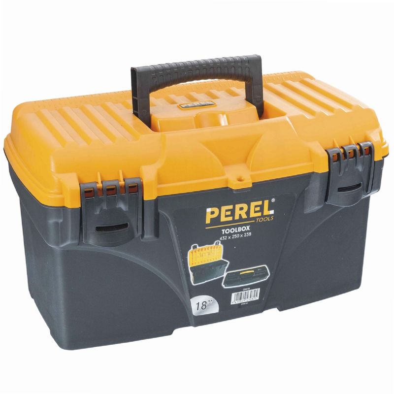 Porte-outils En Plastique Perel OTTP1 - Rangement Atelier, Profondeur 160 Mm, Neuf