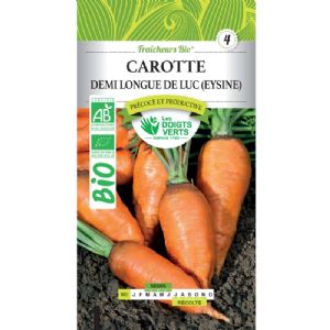 Graines carotte demi longue (Eysines) BIO Les Doigts Verts