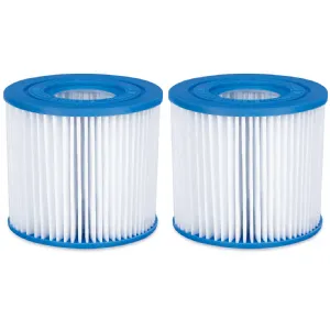 Lot de 2 cartouches filtres pour piscine modèle D